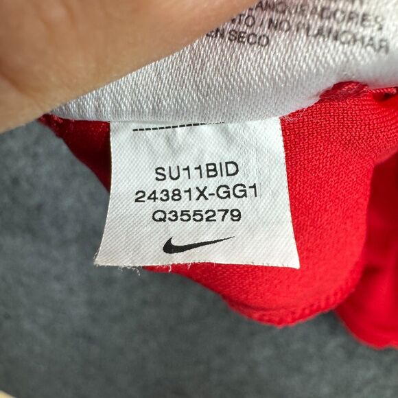 Nike Georgia Bulldogs Polo Shirt Men’s Large Red Gray Dri-Fit Dawgs UGA - Picture 10 of 10